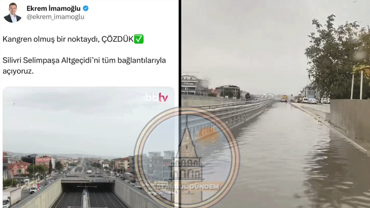 Ekrem "kangreni biz iyileştirdik" demişti... O yolun son hali ağızları açık bıraktı!