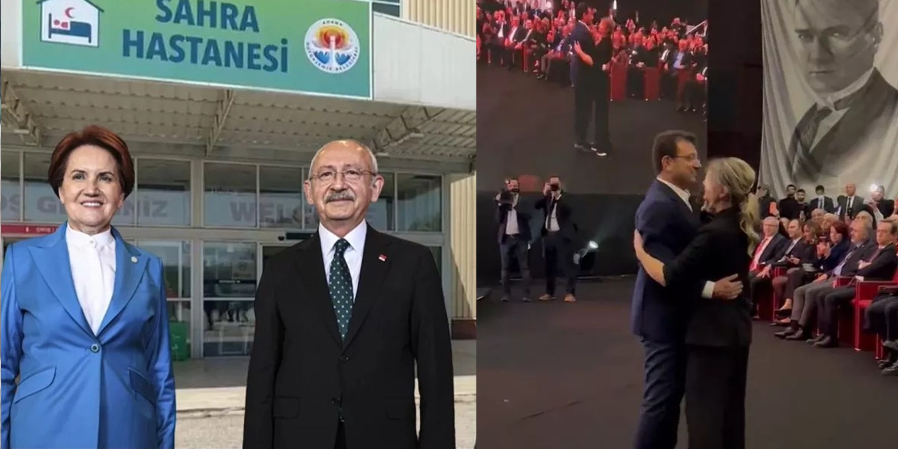 Ekrem karısıyla bol bol dans eder artık: CHP’nin sözde sahra hastanesi düğün salonu oldu...