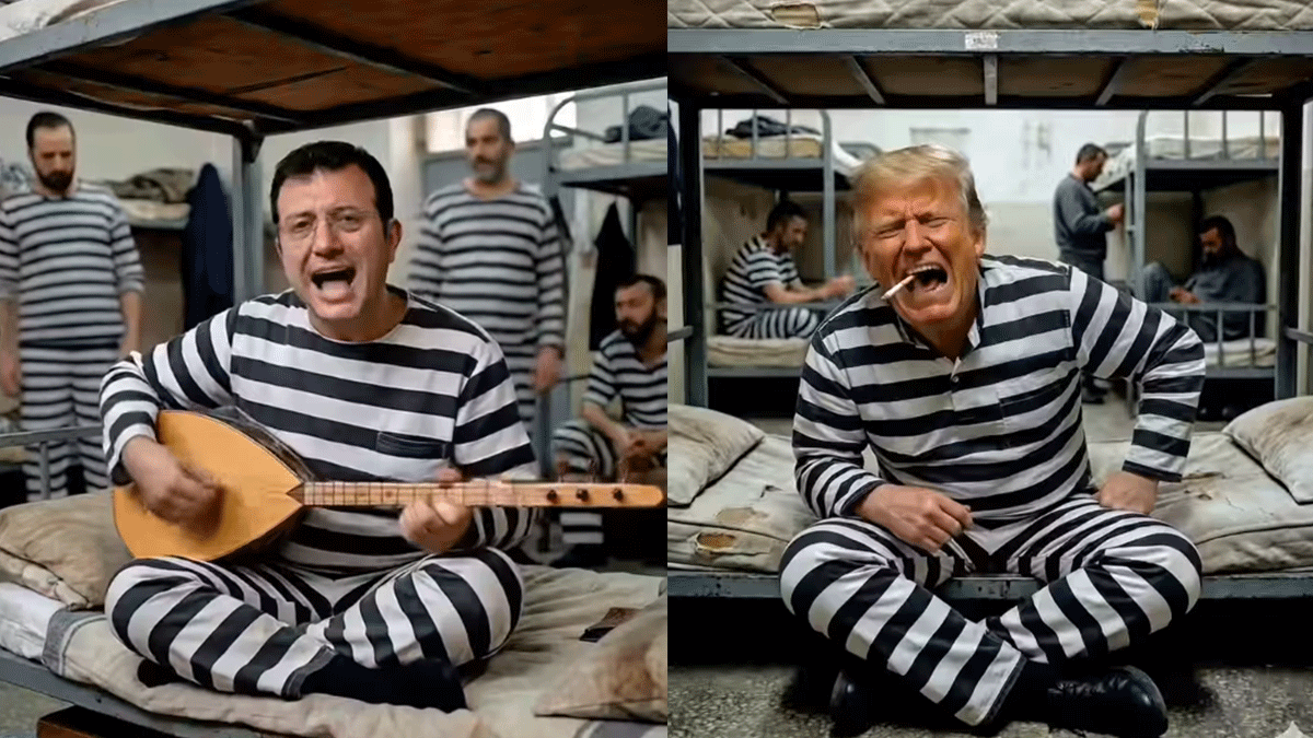 Ekrem’in mapushane videosu sosyal medyayı salladı! Trump detayı olay oldu