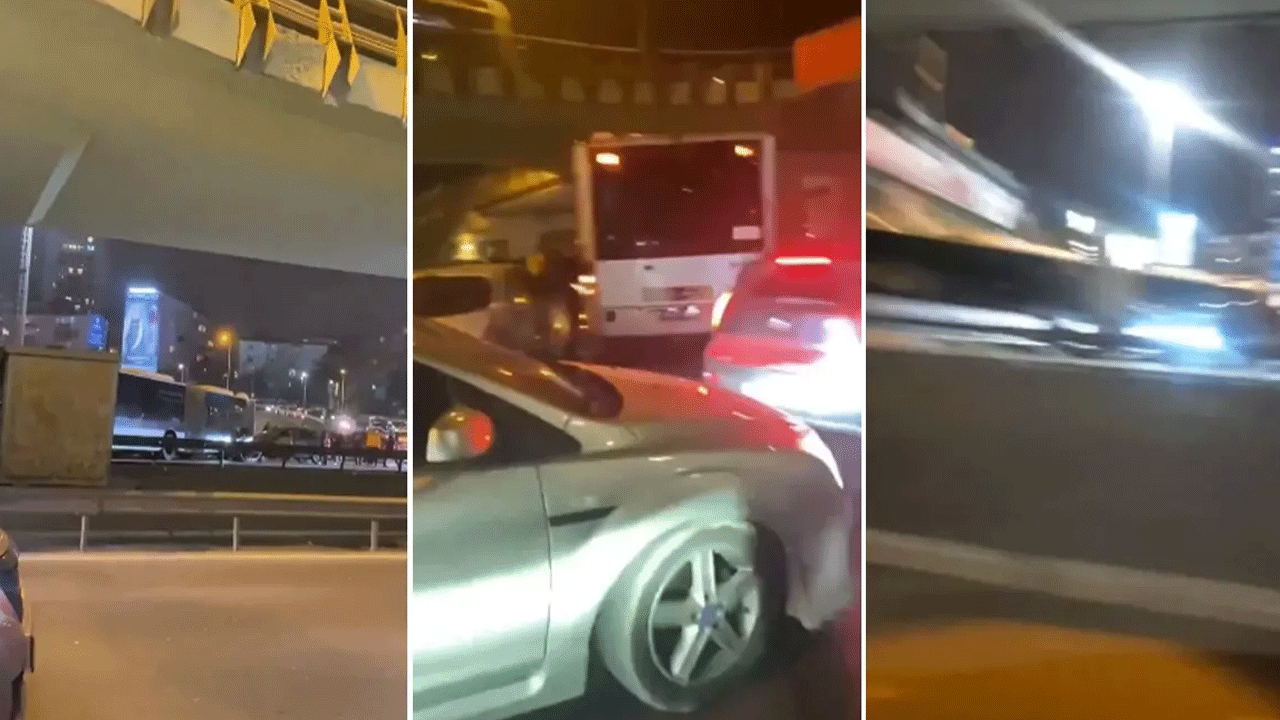 Ekrem'in metrobüsü terör estirdi