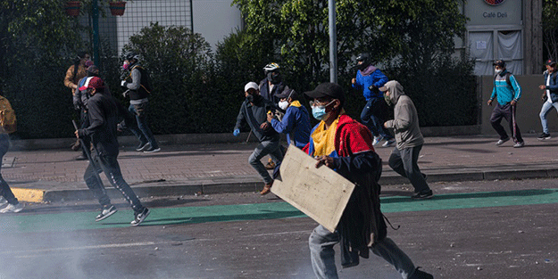 Ekvador'da hükümet karşıtı protestolar devam ediyor