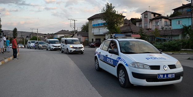 El Bab şehidinin kardeşine polis konvoyu