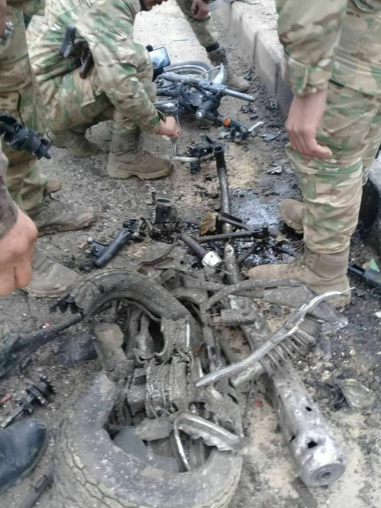 El Bab’da bomba yüklü motosiklet patladı 