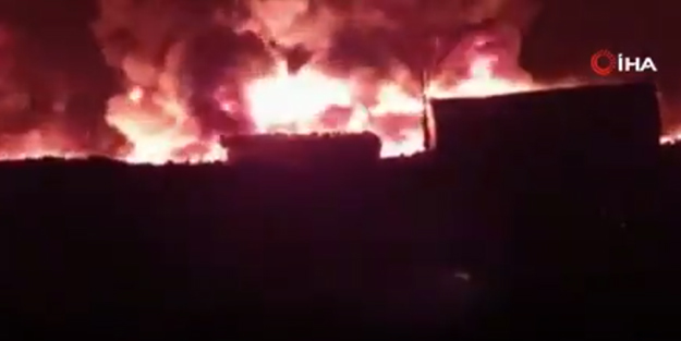 El Bab'da İHA'lı saldırı! Feci görüntüler geldi