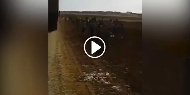 Suriyeli çocuklar Mehmetçiği böyle karşıladı!