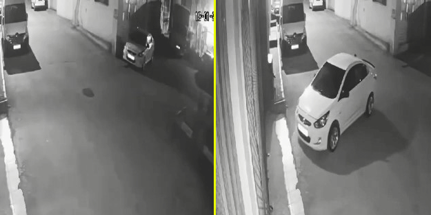 El freni çekilmeyen aracı rüzgar sürdü