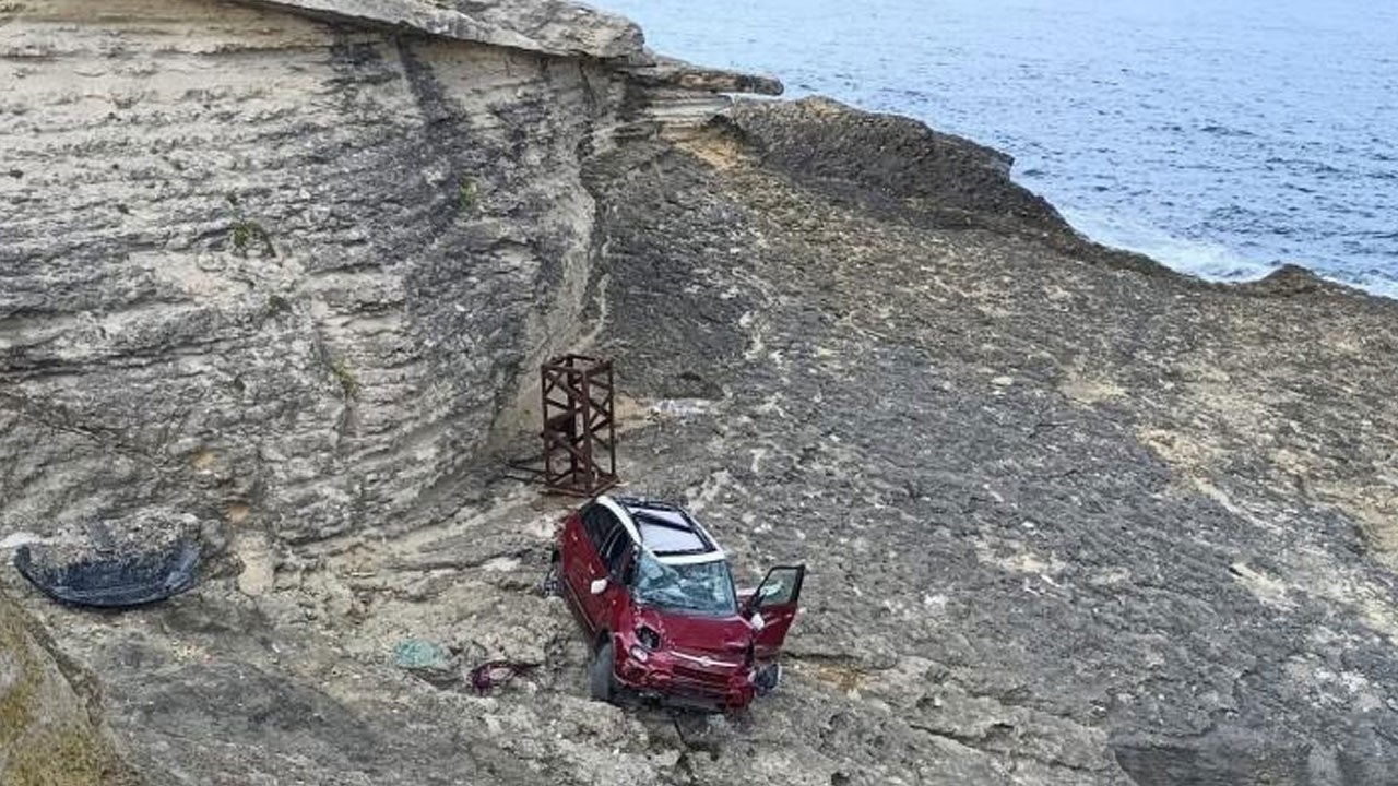 El frenini çekmeyi unutunca...