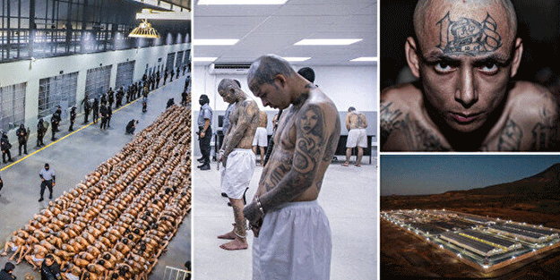 El Salvador’da neler oluyor! Yüzlerce mahkum daha 'mega' hapishaneye nakledildi