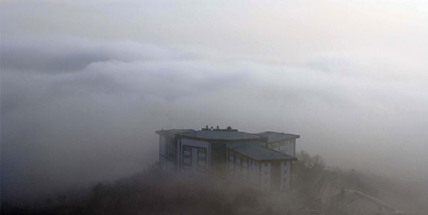 Elazığ sis altında