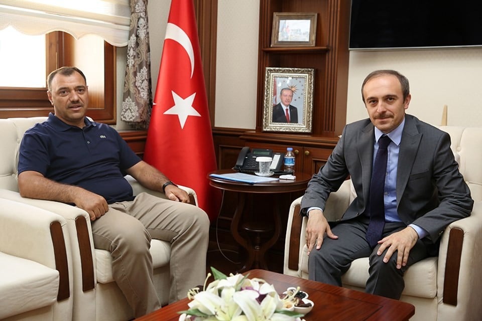 Elazığ Valisi Kaldırım, Vali Epcim’i makamında ziyaret etti 