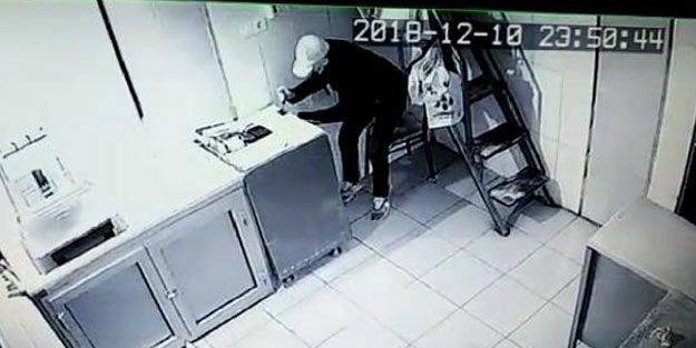 Elazığ'da 30 bin liralık hırsızlık kamerada