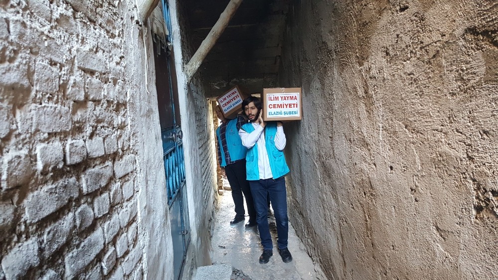 Elazığ’da 500 aileye gıda desteği 