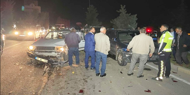 Elazığ'da 7 araç birbirine girdi!