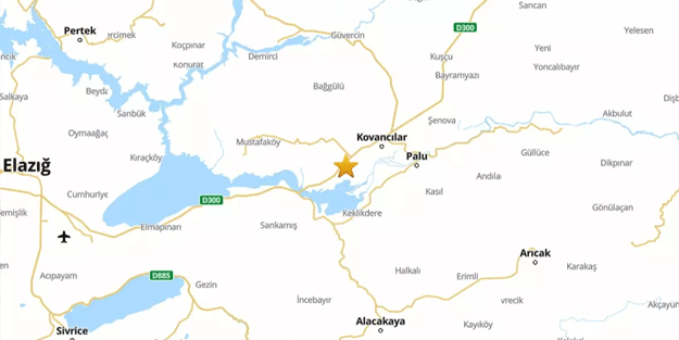 Elazığ'da deprem