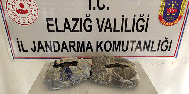 Elazığ'da esrar operasyonu