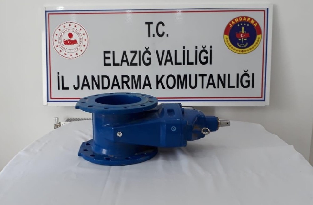 Elazığ’da içme suyu vanasını çalan şüpheli yakalandı 