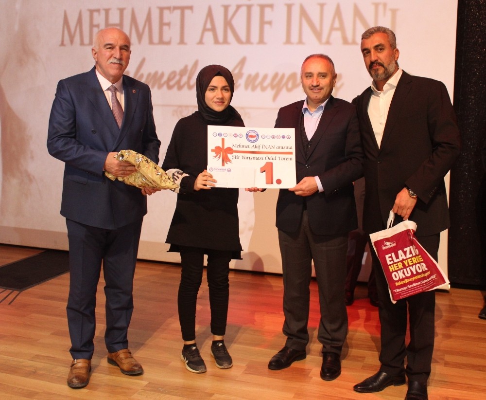 Elazığ’da Mehmet Akif İnan anısına şiir yarışması 