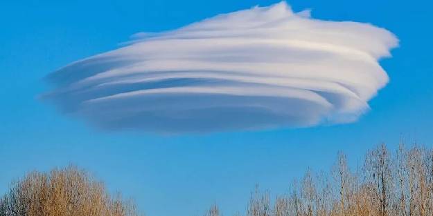 Elazığ'da mercek bulutu görüldü