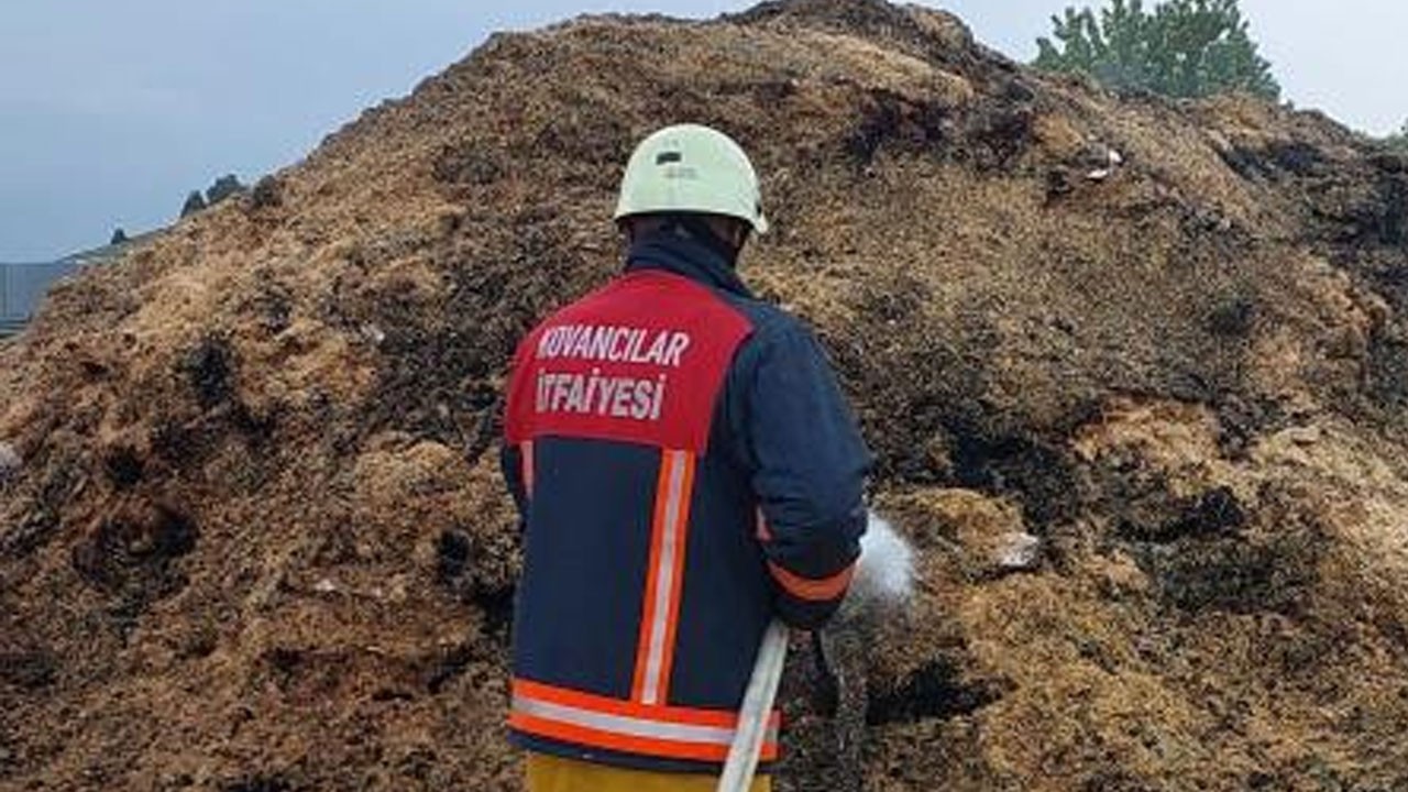 Elazığ’da samanlıkta çıkan yangın korkuttu
