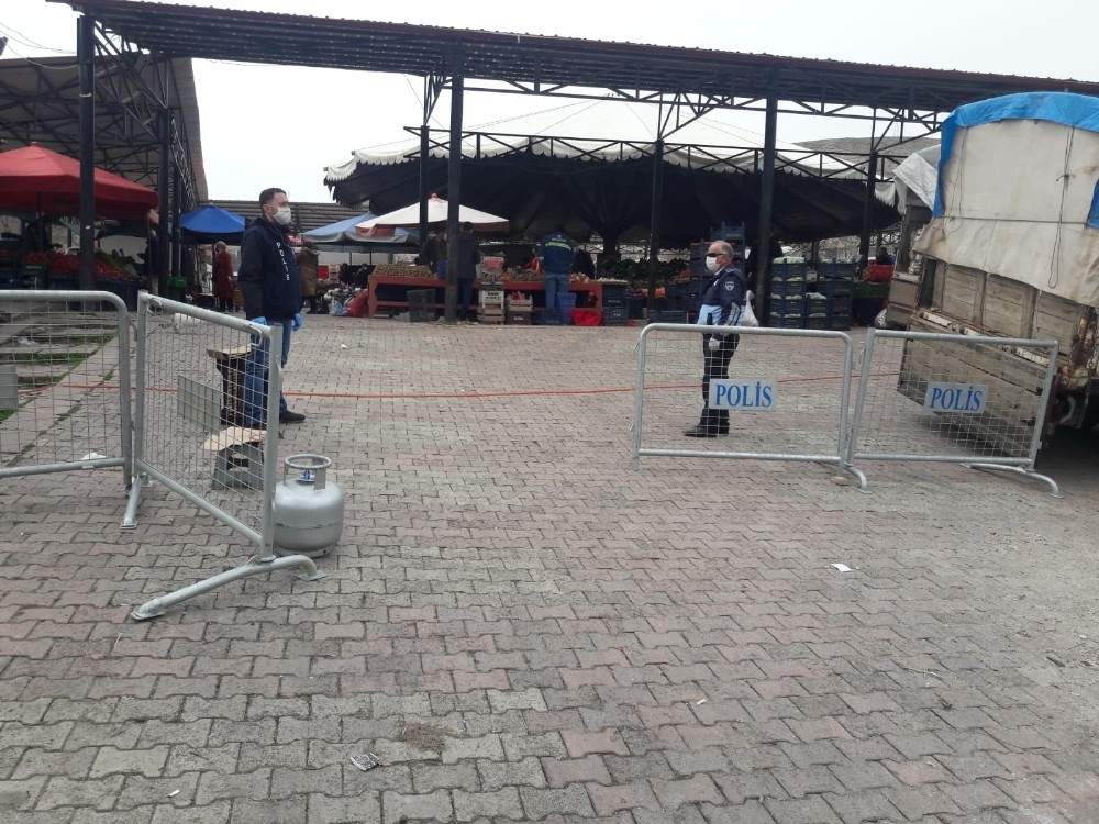 Elazığ’da semt pazarlarında sıkı önlem 
