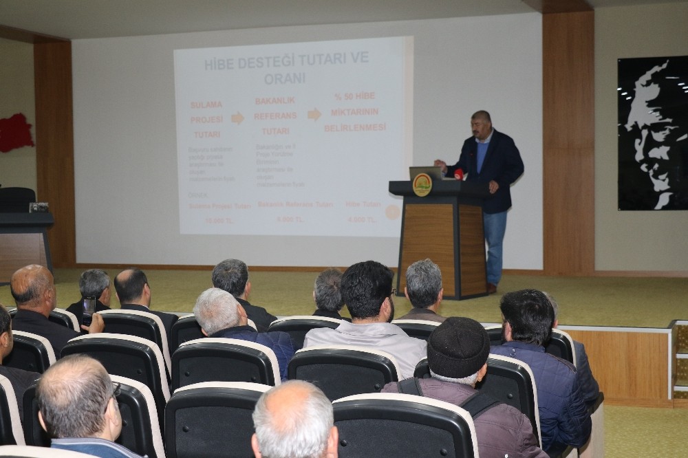 Elazığ’da sulama sistemleri hibe desteğine 114 başvuru 