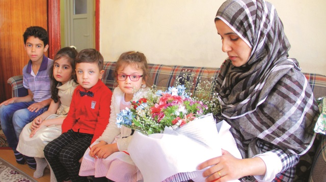 Elazığ'da suriyeli annelere sürpriz ziyaret