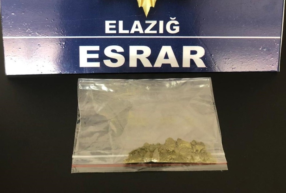 Elazığ’da uyuşturucu ile mücadele 