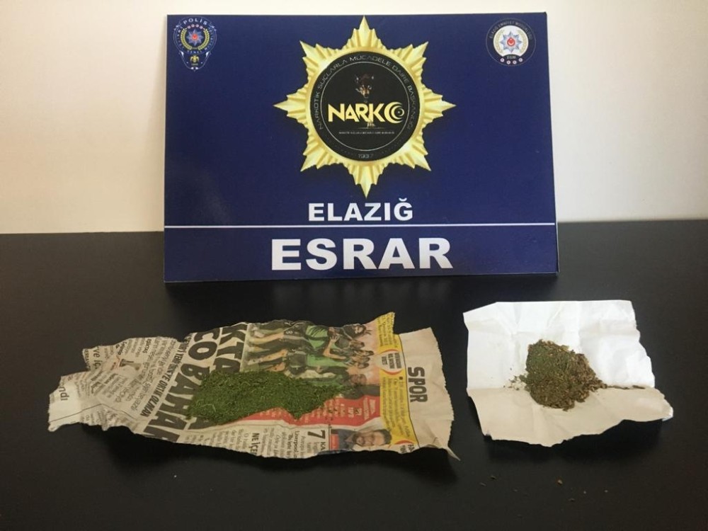 Elazığ’da uyuşturucu ile mücadele: 7 torbacı yakalandı 
