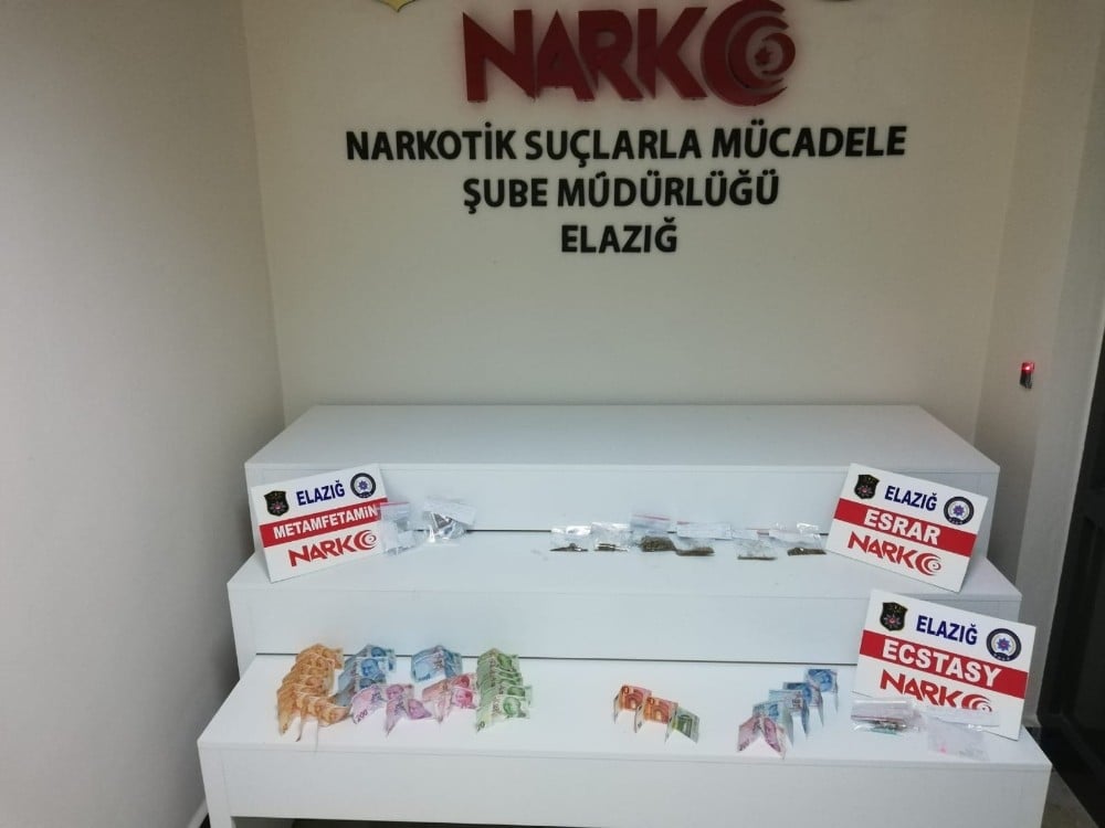 Elazığ’da uyuşturucu operasyonu: 2 tutuklama 