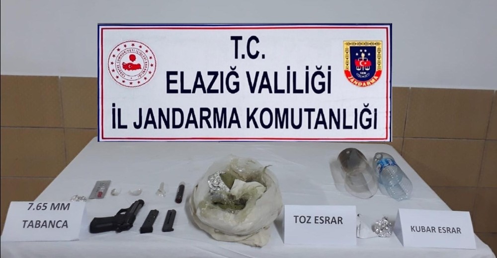Elazığ’da uyuşturucu operasyonu:1 şüpheli yakalandı 
