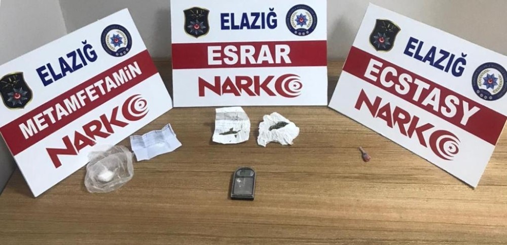 Elazığ’da uyuşturucu taciri 1 şüpheli tutuklandı 