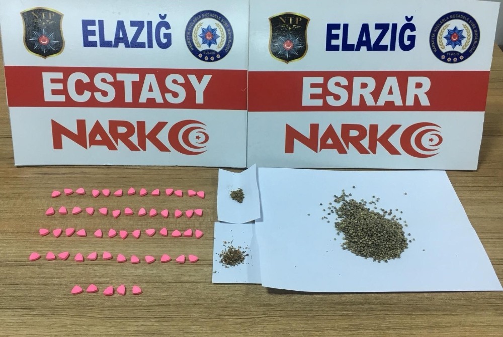 Elazığ’da uyuşturucu taciri suç üstü yakalanıp, tutuklandı 