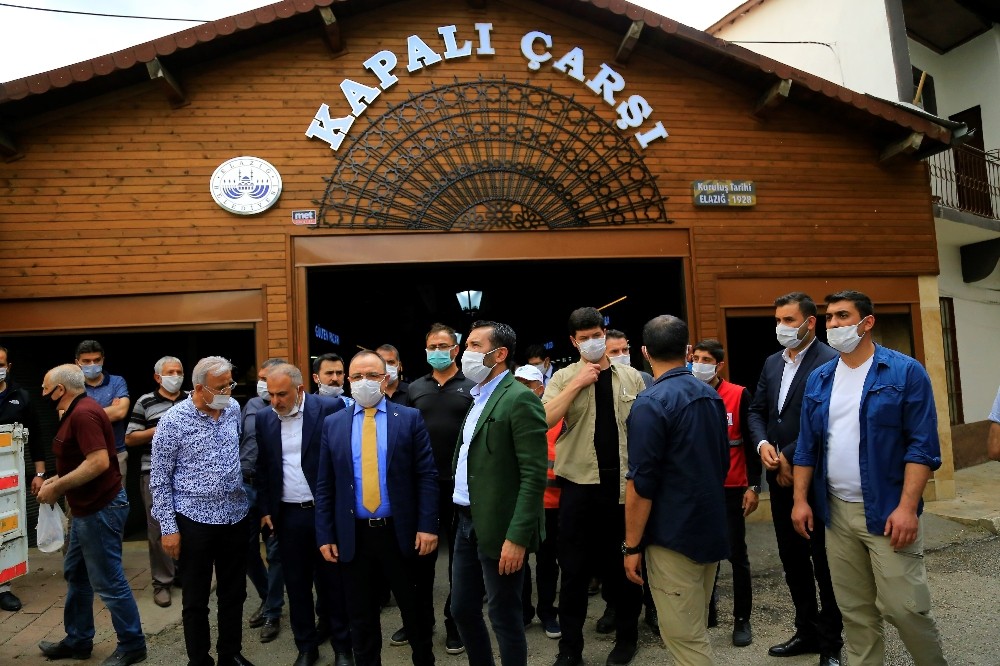 Elazığ’ın yeni valisi, gelir gelmez sahaya indi 