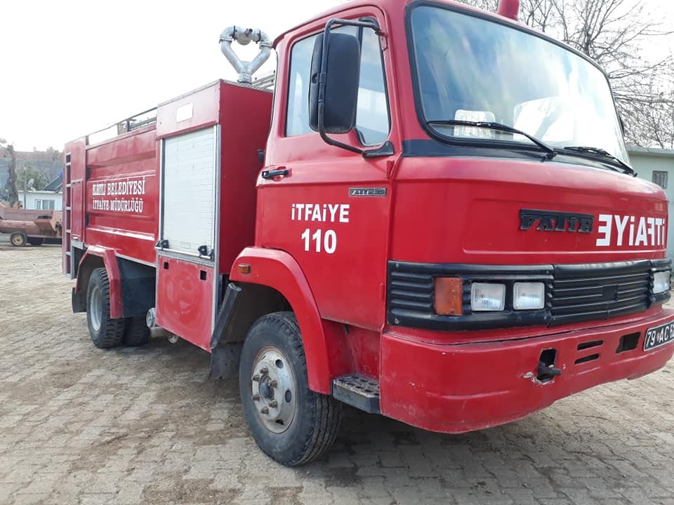 Elbeyli’ye itfaiye aracı 