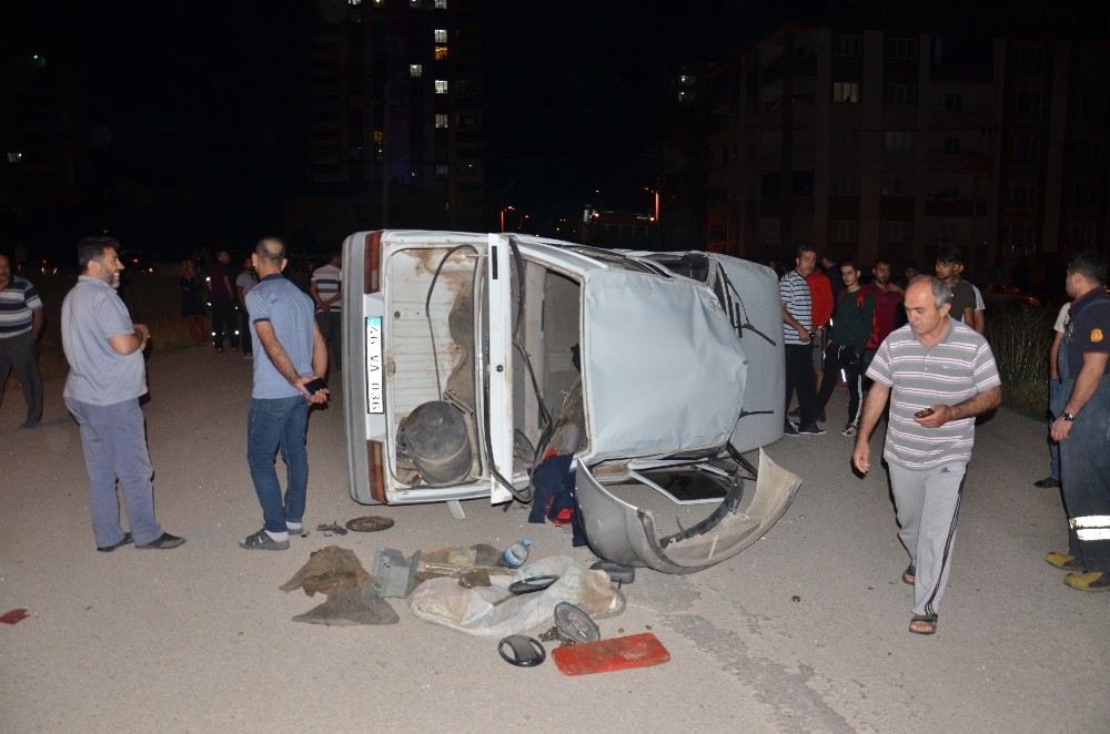 Elbistan’da kaza: 2 yaralı 