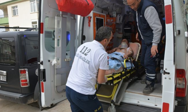 Elektrik akımına kapılan işçi ağır yaralandı