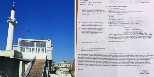 Elektrik şirketi, elektrik borcu nedeniyle camiyi icraya verdi!