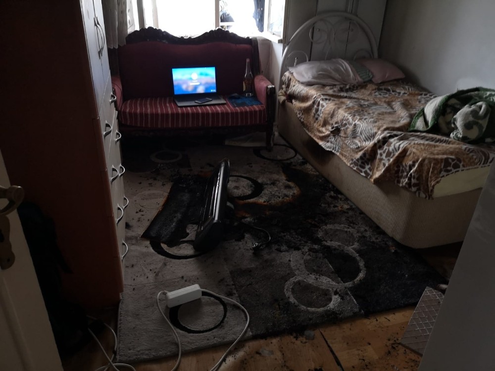 Elektrikli ısıtıcı devrildi, akıma kapılan işçi hayatını kaybetti 