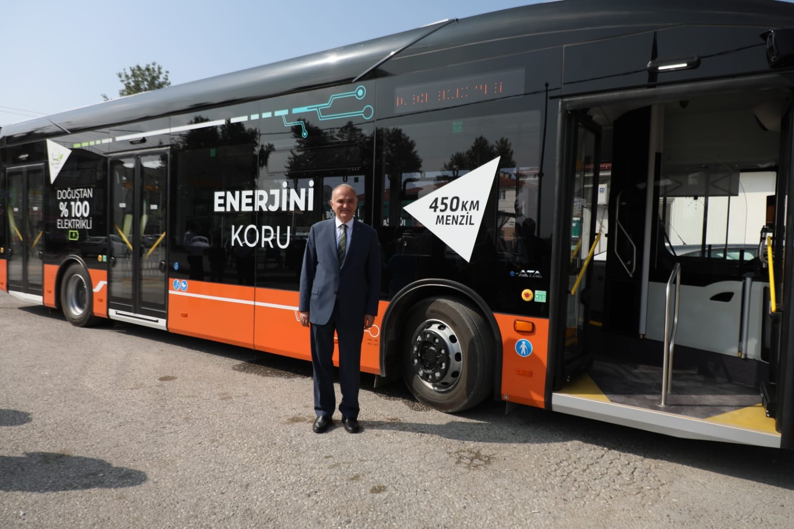 Elektrikli otobüs test edildi