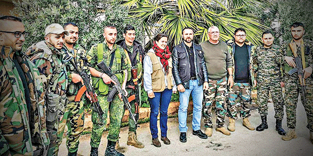 Eli kanlı katilleri seviyorlar! Fransa, YPG’yle STK’sı Esed’le flörtte