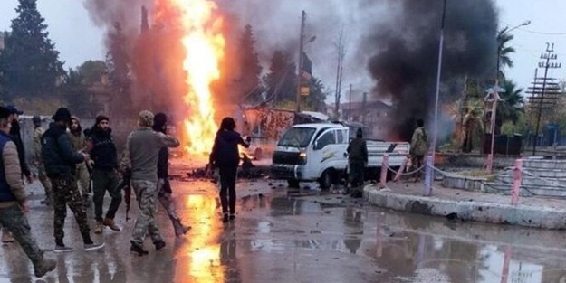 Terör örgütü PKK/YPG'den kalleş saldırı