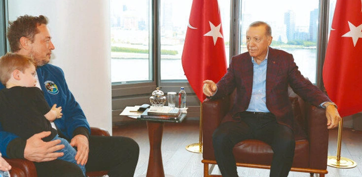 Elon Musk’ın Cumhurbaşkanı Erdoğan'la görüşmeye oğluyla gitmesinin sırrı çözüldü! Bakın o ilginç sebep neymiş
