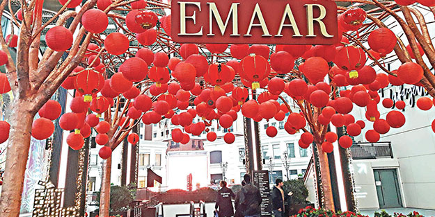 Emaar AVM'de Doğu Türkistan’daki acıya kör kaldılar! Çin’in domuz yılını kutladılar