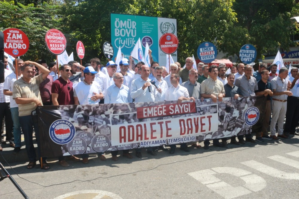 ‘Emeğe Saygı Adalete Davet’ açıklaması yapıldı 