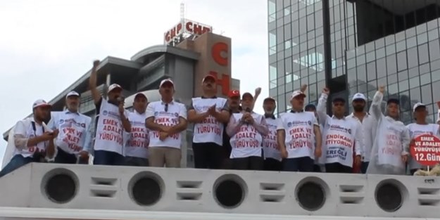 Emek ve Adalet Yürüyüşü sona erdi: Ekmeğime uzanan eller kırılsın