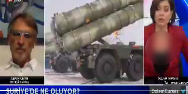 Emekli amiralin 'Türkiye yüzde yüz haklı' sözü Özlem Gürses'i yerinden fırlattı