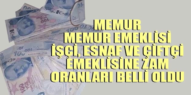 Emekli maaşı ne kadar oldu 2020 memur ve memur emeklisi, işçi, esnaf, çiftçi emekli zammı
