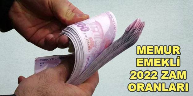 Emekli maaşı zam oranı 2022 ne kadar olacak?