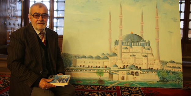 Emekli müezzinin yarım asırlık Selimiye günlüğü