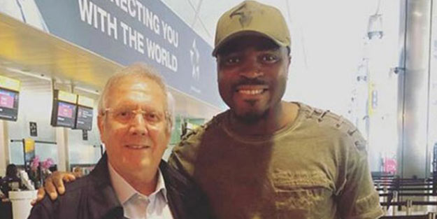 Emenike'den dikkat çeken Aziz Yıldırım paylaşımı